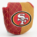 San Francisco 49ers Split Quilted Golf Mallet Putter Cover