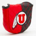 Utah Utes Split Quilted Golf Mallet Putter Cover
