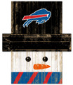 Buffalo Bills 6" x 5" Snowman Head