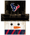 Houston Texans 6" x 5" Snowman Head