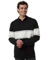 Swannies Men's Owen Custom Quarter-Zip Colorblock Pullover