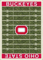 Ohio State Buckeyes Homefield Area Rug