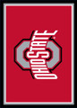 Ohio State Buckeyes Spirit Area Rug