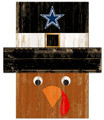 Dallas Cowboys 6" x 5" Turkey Head