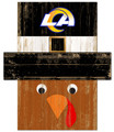 Los Angeles Rams 6" x 5" Turkey Head