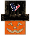 Houston Texans Pumpkin Head Sign