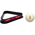 Arizona State Sun Devils Cue Ball & 8 Ball Billiard Rack