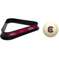 South Carolina Gamecocks Cue Ball & 8 Ball Billiard Rack