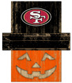 San Francisco 49ers 6" x 5" Pumpkin Head