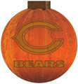 Chicago Bears 12" Halloween Pumpkin Sign