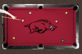 Arkansas Razorbacks Logo Pool Table Cloth