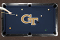 Georgia Tech Yellow Jackets Logo Pool Table Cloth