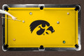 Iowa Hawkeyes Logo Pool Table Cloth