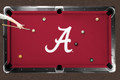 Alabama Crimson Tide Logo Pool Table Felt