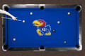 Kansas Jayhawks Logo Pool Table Cloth