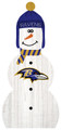 Baltimore Ravens 31" Snowman Leaner