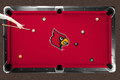Louisville Cardinals Logo Pool Table Felt