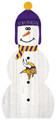 Minnesota Vikings 31" Snowman Leaner