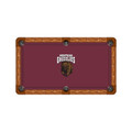 Montana Grizzlies Logo Pool Table Cloth