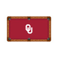 Oklahoma Sooners Logo Pool Table Cloth