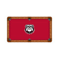 Georgia Bulldogs Logo Pool Table Felt
