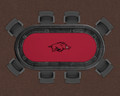 Arkansas Razorbacks 48" x 96" Texas Hold'em Poker Table Felt