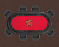 Maryland Terrapins 48" x 96" Texas Hold'em Poker Table Felt
