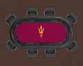 Arizona State Sun Devils 48" x 96" Texas Hold'em Poker Table Felt