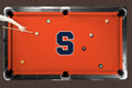Syracuse Orange Logo Pool Table Cloth