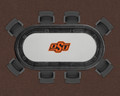 Oklahoma State Cowboys 48" x 96" Texas Hold'em Poker Table Felt