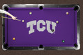 Texas Christian Horned Frogs Logo Pool Table Cloth