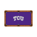 Texas Christian Horned Frogs Logo Pool Table Cloth