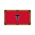 Texas Tech Red Raiders Logo Pool Table Cloth