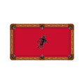 Texas Tech Red Raiders Logo Pool Table Felt