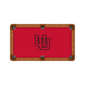 Utah Utes Logo Pool Table Felt