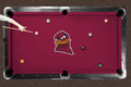 Virginia Tech Hokies Logo Pool Table Felt