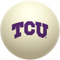 Texas Christian Horned Frogs Billiard Cue Ball