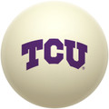 Texas Christian Horned Frogs Billiard Cue Ball