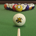 Wichita State Shockers Billiard Cue Ball