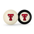 Texas Tech Red Raiders Billiard Cue Ball & 8 Ball Combo