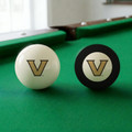 Vanderbilt Commodores Billiard Cue Ball & 8 Ball Combo