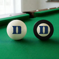 Duke Blue Devils Billiard Cue Ball & 8 Ball Combo