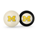 Michigan Wolverines Billiard Cue Ball & 8 Ball Combo