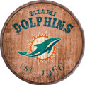 Miami Dolphins Established Date 24" Barrel Top