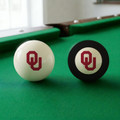 Oklahoma Sooners Billiard Cue Ball & 8 Ball Combo