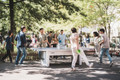 Cornilleau 510 Campus Stationary Outdoor Ping Pong Table