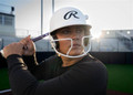 Rawlings Mach HI-VIZ Matte Junior Fastpitch Softball Batting Helmet with HI-VIZ Face Guard