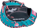 Rawlings Heart of the Hide 12.5" Baseball First Base MItt - Right Hand Throw - Navy/Teal/Pink