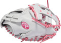 Rawlings Liberty Advanced 33" Fastpitch Catcher's MItt - Right Hand Throw - White/Pink