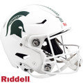Michigan State Spartans SpeedFlex Authentic 2023 White Football Helmet